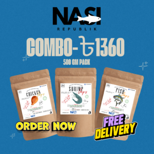 Chicken, Shrimp & Fish Family Pack (500GM) Combo