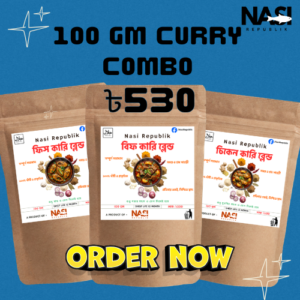 The Republic Curry Standard Combo (Chicken + Beef + Fish)