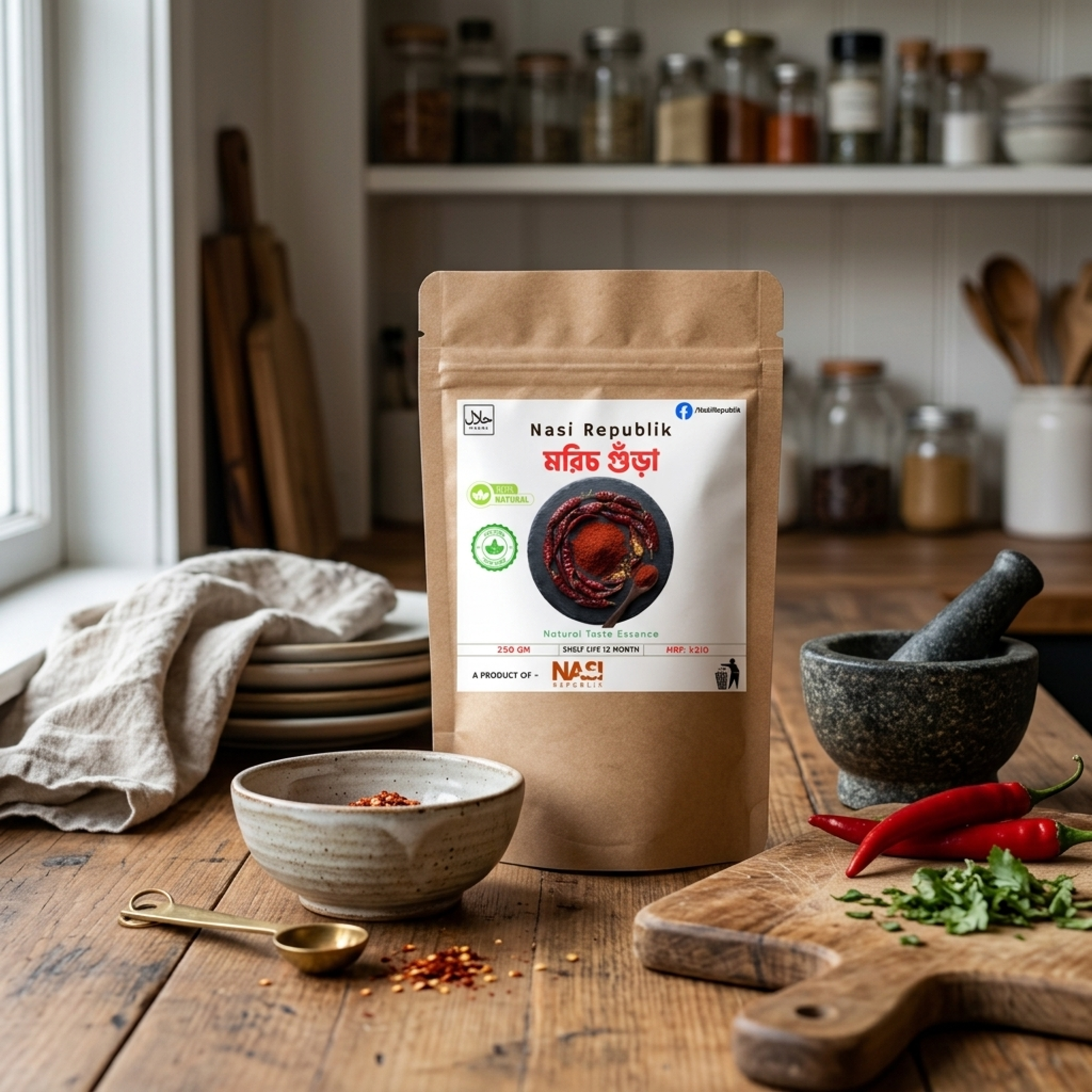 Nasi Republik Pure Red Chili Powder (মরিচ গুঁড়া) - Image 2