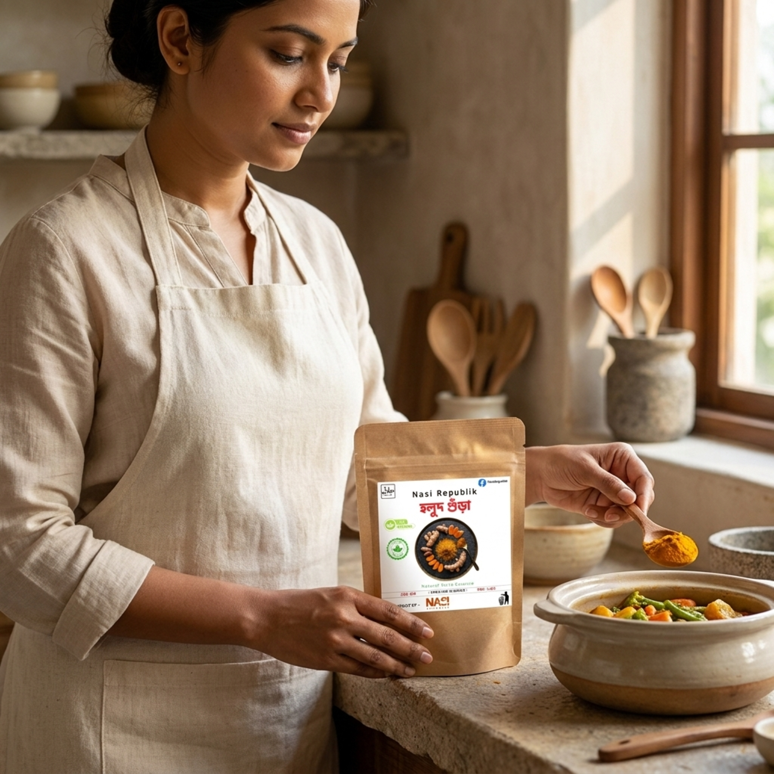 Nasi Republik Pure Turmeric Powder (হলুদ গুঁড়া) - Image 4